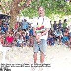 Strong winds damage food crops on islands