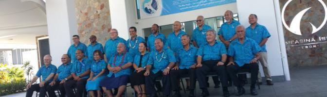 Foto bersama para pemimpin di PIF ke-48 di Apia, Samoa – PINA