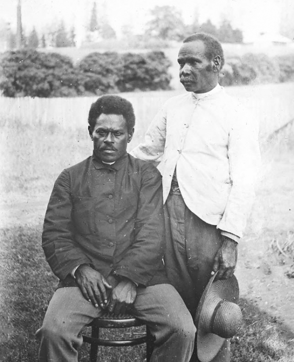 Clement Marau and Joseph Wate’ae’pule in 1890.