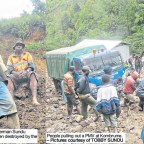 Gembolg landslide leaves 20 families without gardens