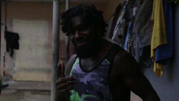 Amos is locked up in Port Vila's minimum/medium security prison, with more than 50 other inmates.