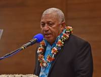 Prime Minister Voreqe Bainimarama delivers his official address at the opening of the inaugural Climate Action Pacific Partnership (CAPP) event. Picture: SUPPLIED