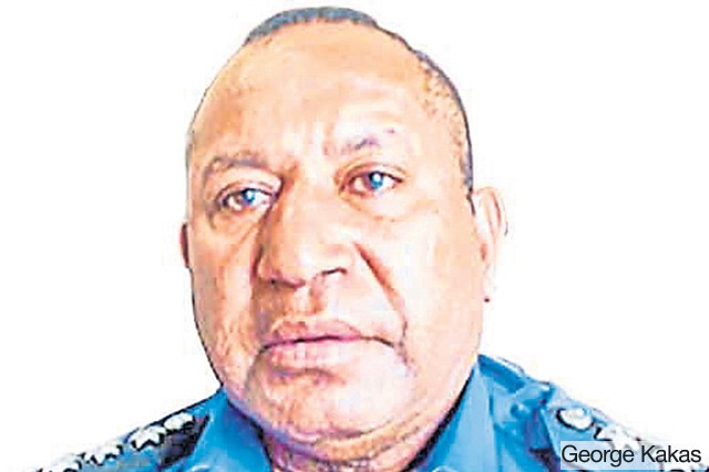 Enga police commander George Kakas 