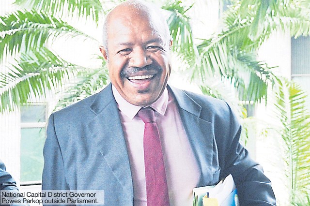 NATIONAL Capital District Governor Powes Parkop, pictured