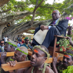 The President of the Republic has never spoken of the United States Navy in Vanuatu