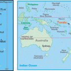 Tuvalu and Kiribati are the least-visited countries in the world
