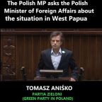 Tomasz Ani śko, MP of the the parliamentary term as the first MP in the history of Polish parliamentary