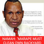 PM Marape Should Say Something about West Papua vs Indonesia, not Just Russia vs Ukraine